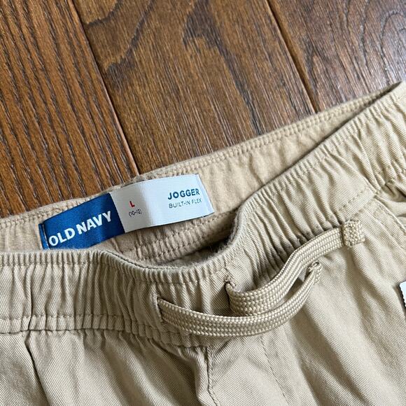Old navy Jogger Kids Khaki pants Sz 10-12 Large - Picture 5 of 7